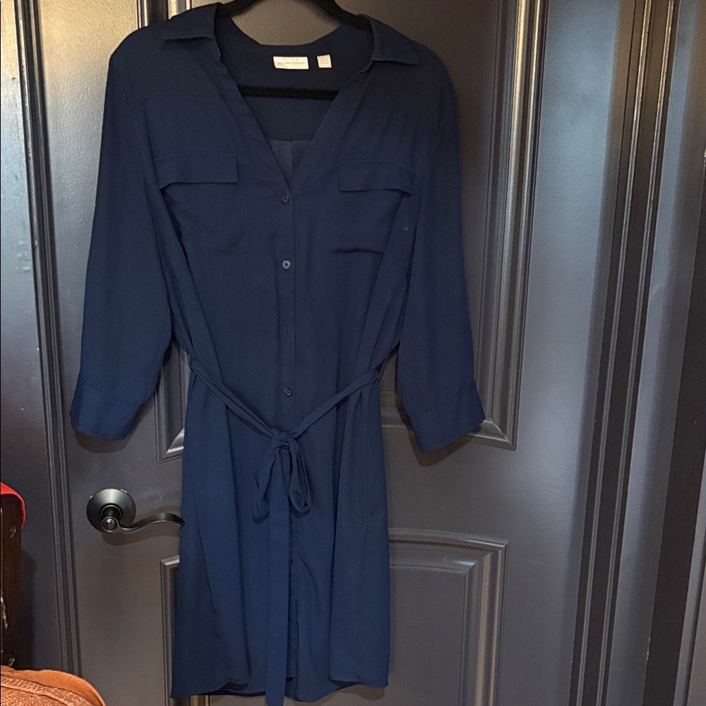 New York & Company Dark Blue Dress
